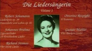 Sena Jurinac, Liederkreis, Schumann, 7-Auf einer Burg