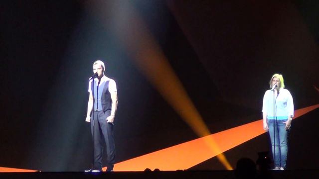 Eurovision 2012 in Baku : Estonia 2nd rehearsal Ott Lepland - "Kuula" смотреть онлайн