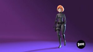 Amelia 3D Walk Cycle Rig Test