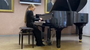 Купцова Ульяна 10 лет. Э. Польдини "Тарантелла" ДМШ №2 Новосибирск.