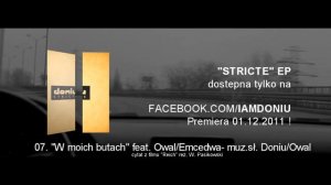 Doniu / Stricte - W Moich Butach feat Owal Emcedwa