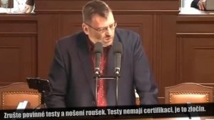 Lubomír Volný říká. Zrušte povinné testy dětí ve školách a roušky. Je to další zločin Covidové mafi