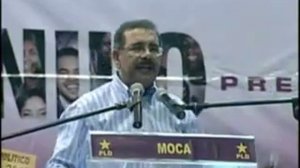 Danilo Medina en Moca, 25 de febrero de 2007