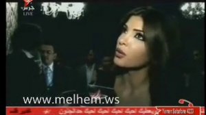 Dina Hayek in Nicola Jobran Fashion Show