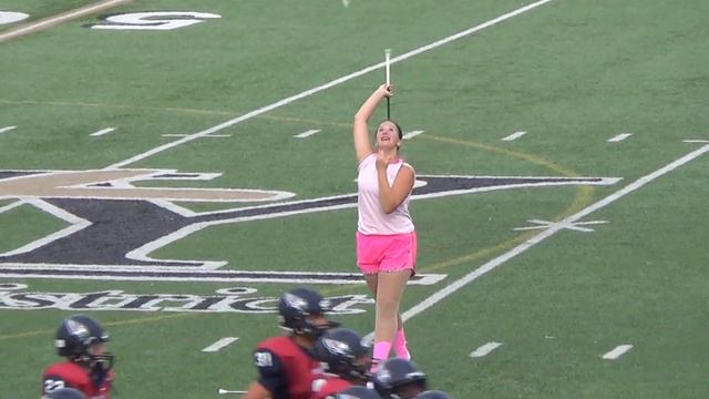 Kayli Bull Feature Twirler Pregame Tomkins vs Cinco Ranch 10-8-2015 смотреть онлайн