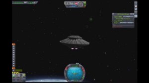 Haunebu 2 in Battle KSP Action!