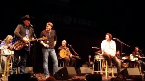 12-6-16 John Michael Montgomery and Son Walker Montgomery sings Life's a Dance