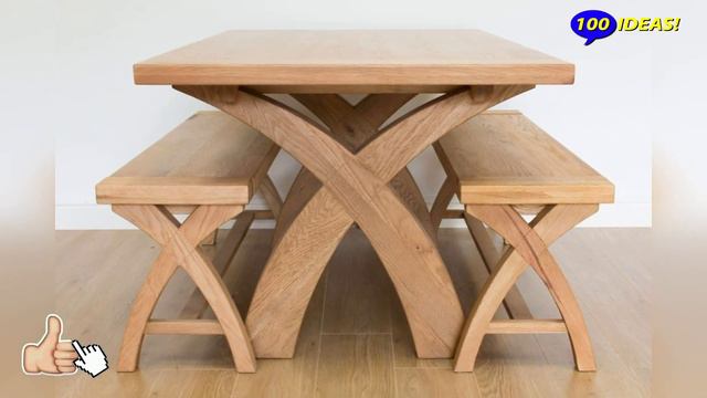 40 beautiful dining tables made of wood! Examples of design!