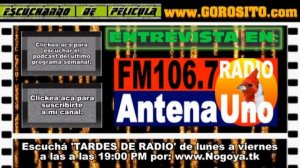 Entrevista a ADOLFO GOROSITO en Radio antena Uno 106.7 FM Entre Rios - Argentina