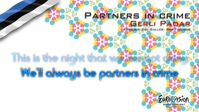 Gerli Padar - "Partners In Crime" (Estonia) - [Instrumental version] смотреть онлайн