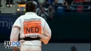 JUDO 2009 World Championships: Morgane Ribout (FRA) - Deborah Gravenstijn (NED)