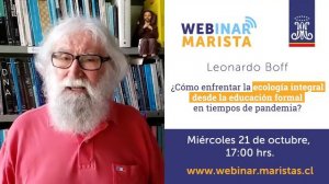 Promocional 9no Webinar Marista: LEONARDO BOFF