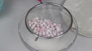 Mini Rice Balls In Sweet Coconut Milk Dessert Recipe (Bua Loy)