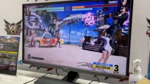 KOF XV demo TGS 2021 (Iori 100% ) Leona combo Athena combo