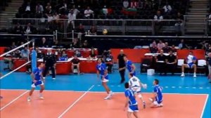 London 2012 Volleyball BUL Todor Aleksiev Spike serve Fei A1 high speed 20120812