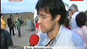 Adrian Perez en corte de ruta