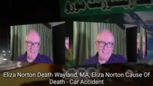 Eliza Norton Death Wayland, MA, Eliza Norton Cause Of Death - Car Accident #newslive