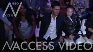 Serena Williams, Novak Djokovic and more front row for the Giorgio Armani Fashion Show in Milan