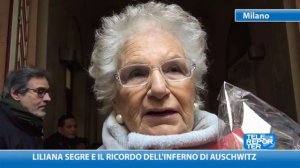 Liliana Segre e il ricordo dell'inferno di Auschwitz