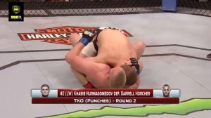 Khabib Nurmagomedov vs. Darrell Horcher- UFC Fight Night Highlights