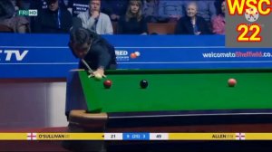 Ronnie O'Sullivan Vs Mark Allen World Snooker Championship 2022 Frame 9 To 16