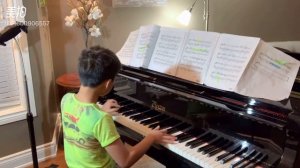 April 6, 2021 Emerson Age 7 Piano 《Exodus 》