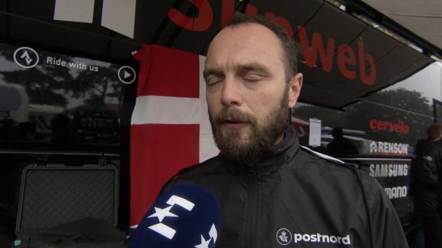 Anders Lund - Interview at the start - U23 ITT - Yorkshire WCh 2019 смотреть онлайн