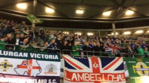 Supporters of Northern Ireland - Will Grigg's on Fire (LIVE HDI-Arena Hannover 2016)