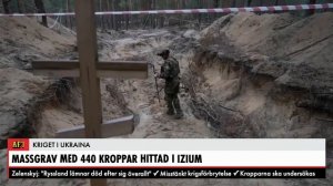 Se bilderna från massgraven i Izium – 440 döda kroppar hittades