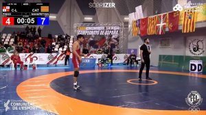 1/8 FS - 70Kg: PINGO VENTURA, ALEJANDRO F. (C-L) NAHAPETYAN, HAYK (CAT)