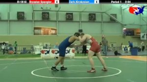 Brandon Spangler vs. Zack Kirakosian at 2013 ASICS FILA Cadet Nationals - GR