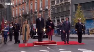 La princesa Leonor acompaña a los reyes Felipe y Letizia en la solemne apertura de la legislatura