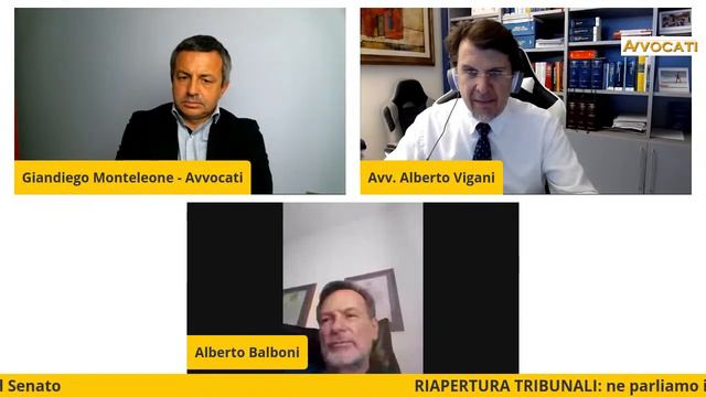 RIAPERTURA DEI TRIBUNALI AL 30 GIUGNO: il Sen. Alberto Balboni смотреть онлайн