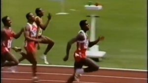 1988 Seoul Olympic Games 100 Ben Johnson