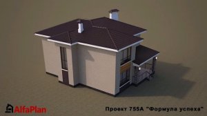 Проект дома "Формула успеха" 755А - 202 м2, 4 спальни - оптимальная площадь и состав помещений