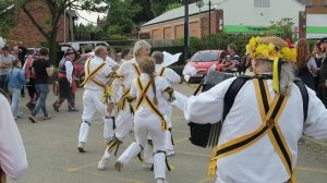 Earl of Stamford Morris dancing King Harry, Ilmington at Chester Folk Festival 2017