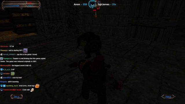Lirik plays Blade of Darkness