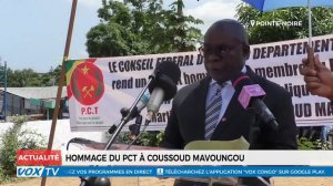 Hommage du PCT à Coussoud Mavoungou