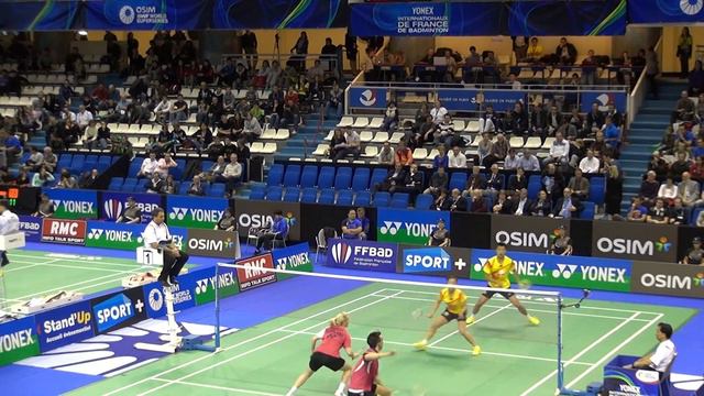 IFB 2012 Mixed double semi-final Bankier/Adcock Xu/Ma P3 смотреть онлайн