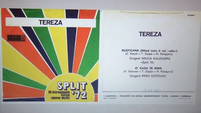 Tereza Kesovija - O' kada te nima