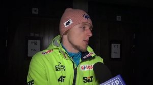 Dawid Kubacki po odwołanych zawodach w Ruce [ Skijumping.pl ]