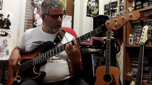 Sincerità by Riccardo Cocciante ( 1983 )...my personal bass cover with my 1966 Fender jazz bass