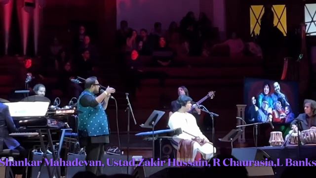 Mitwa Shankar Mahadevan London Concert with Ustad Zakir Hussain and Rakesh Chaurasia смотреть онлайн