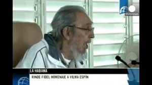 Fidel Castro makes rare public appearance at Havana school