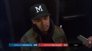 Shabazz Napier on Timberwolves' loss in Portland