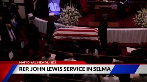 John Lewis to make final journey across Edmund Pettus Bridge in procession