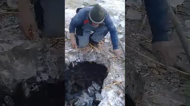 Муз астында улкен балык | Нукус Каракалпакстан