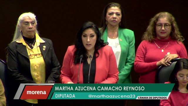 Dip. Martha Azucena Camacho Reynoso (Morena) / Posicionamiento del dictamen de la Ley de Vivienda смотреть онлайн