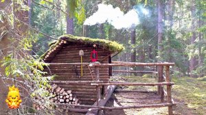 72 часа В ДИКОЙ ПРИРОДЕ! Теплая ХИЖИНА для выживания В ЛЕСУ | Жизнь в не сети-интернет
