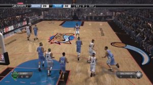 NBA Live 07 xbox 360 gameplay - Denver Nuggets vs Philadelphia 76ers